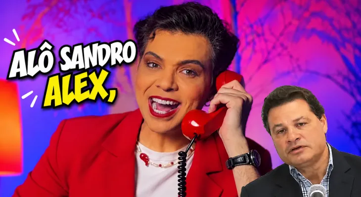 Gustavo Mendes mira Sandro Alex e transforma “tocador de obras” em alvo de sátira