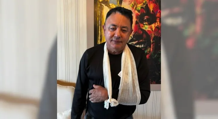 Pai de Cristiano Araújo é atropelado pela própria caminhonete em fazenda