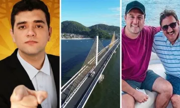 Bertolucci acusa governo de “sumir” com R$ 100 milhões da Ponte de Guaratuba e cobra explicações sobre obra