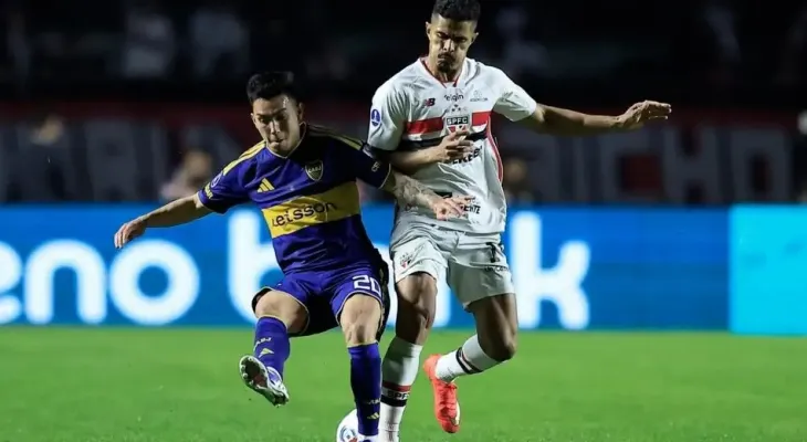 São Paulo x Boca Juniors: Tricolor reage no fim, mas é eliminado da Sul-Americana