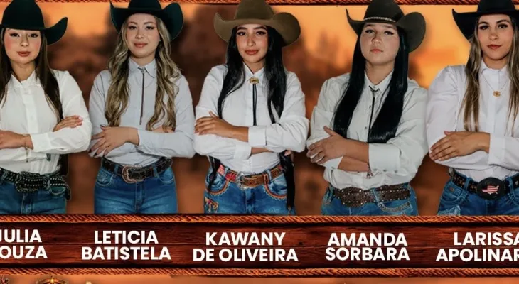 Votação aberta: público escolhe a Rainha da 13ª Festa do Peão de Santa Tereza do Oeste