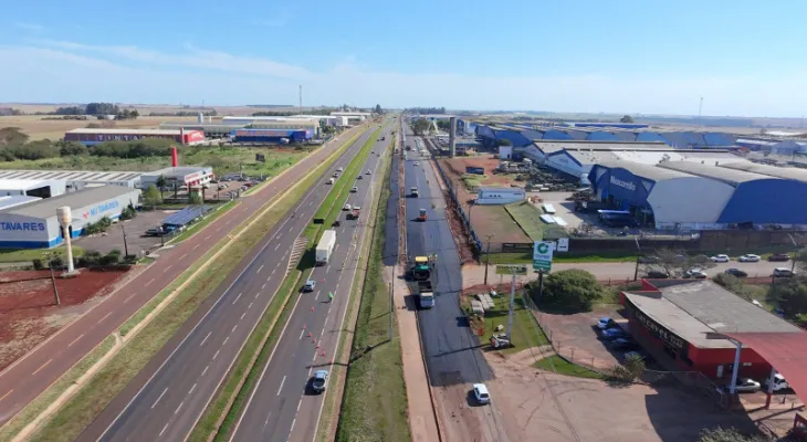 Obras das marginais da BR-277 avançam e chegam a 33% em Cascavel