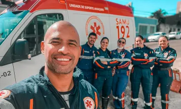 Samu realiza parto de emergência em residência em Cascavel