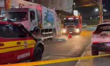 Homem em situação de rua morre atropelado por caminhão de lixo no Centro de Itapema