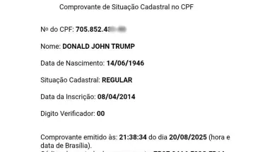 Brasileiro? Donald Trump tem CPF registrado no Brasil desde 2014