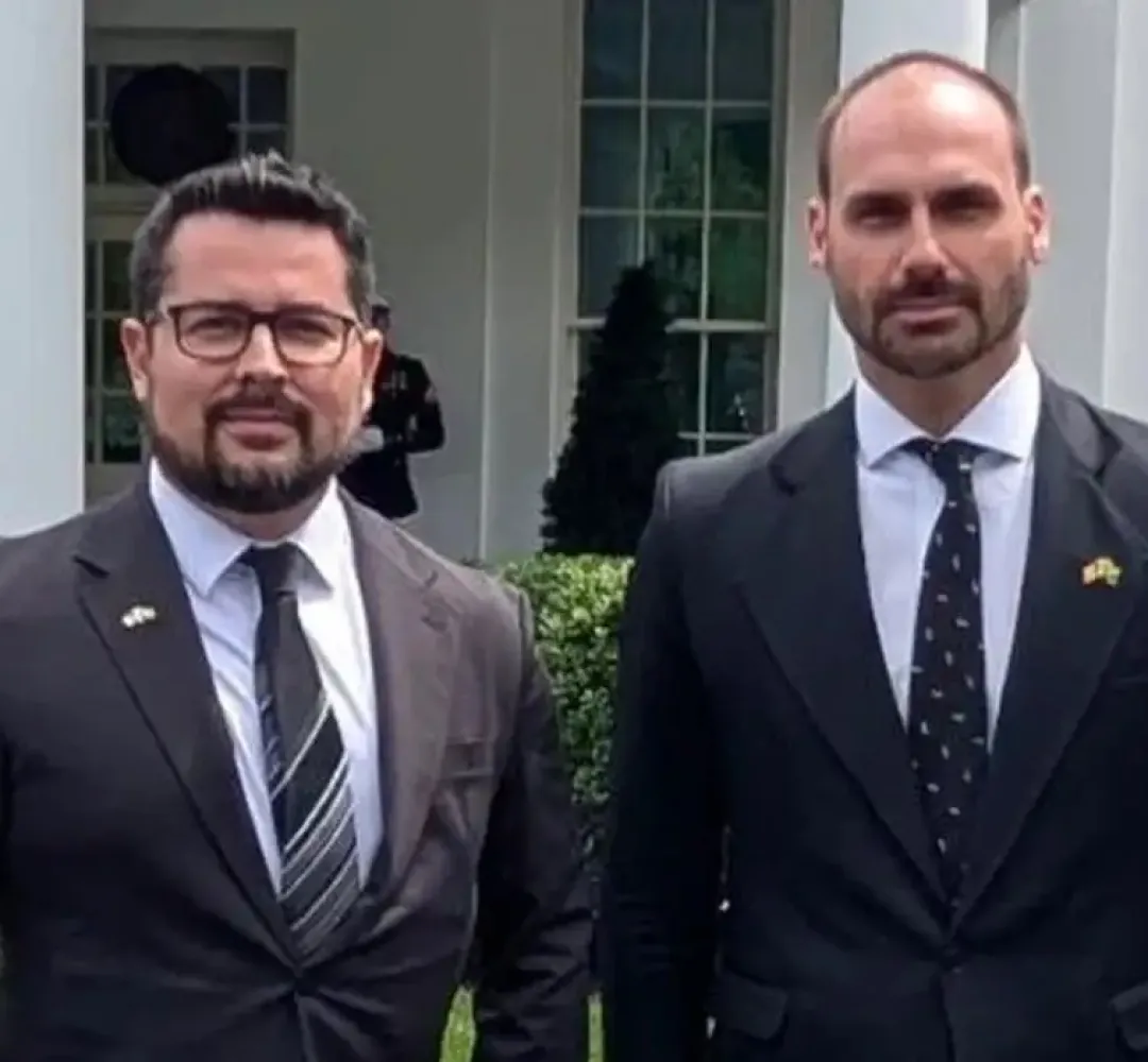 Paulo Figueiredo e Eduardo Bolsonaro