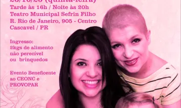 Espetáculo “Rosas de Aço” celebra o Outubro Rosa com arte e solidariedade em Cascavel