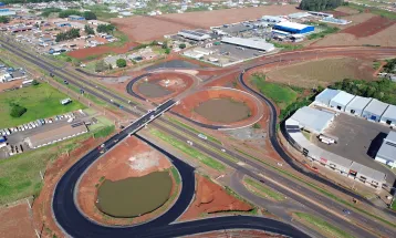 Obra da Perimetral Leste de Foz do Iguaçu avança e chega a 83,5% de execução