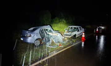 Acidente grave na PR-473 deixa três mortos e três feridos em Quedas do Iguaçu