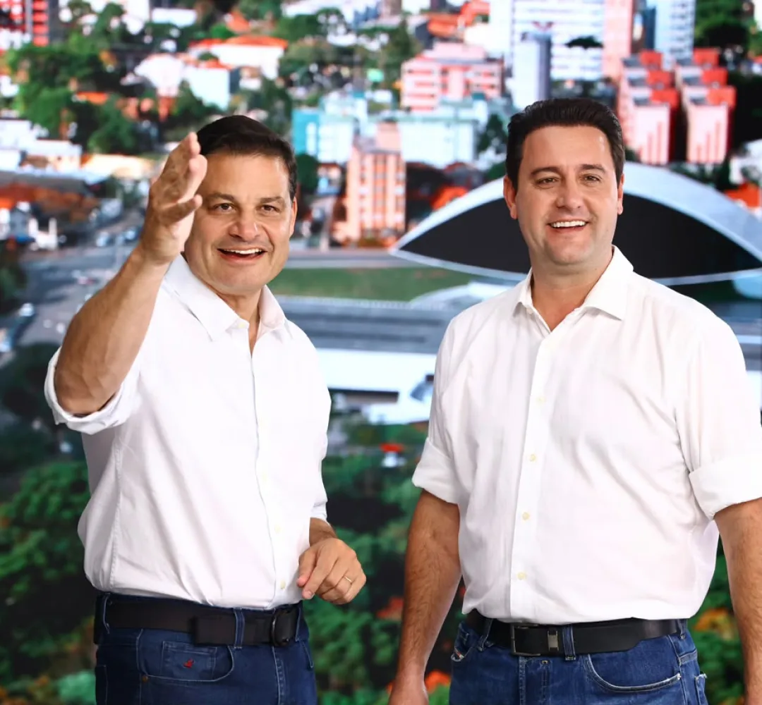 Sandro Alex e Ratinho Júnior