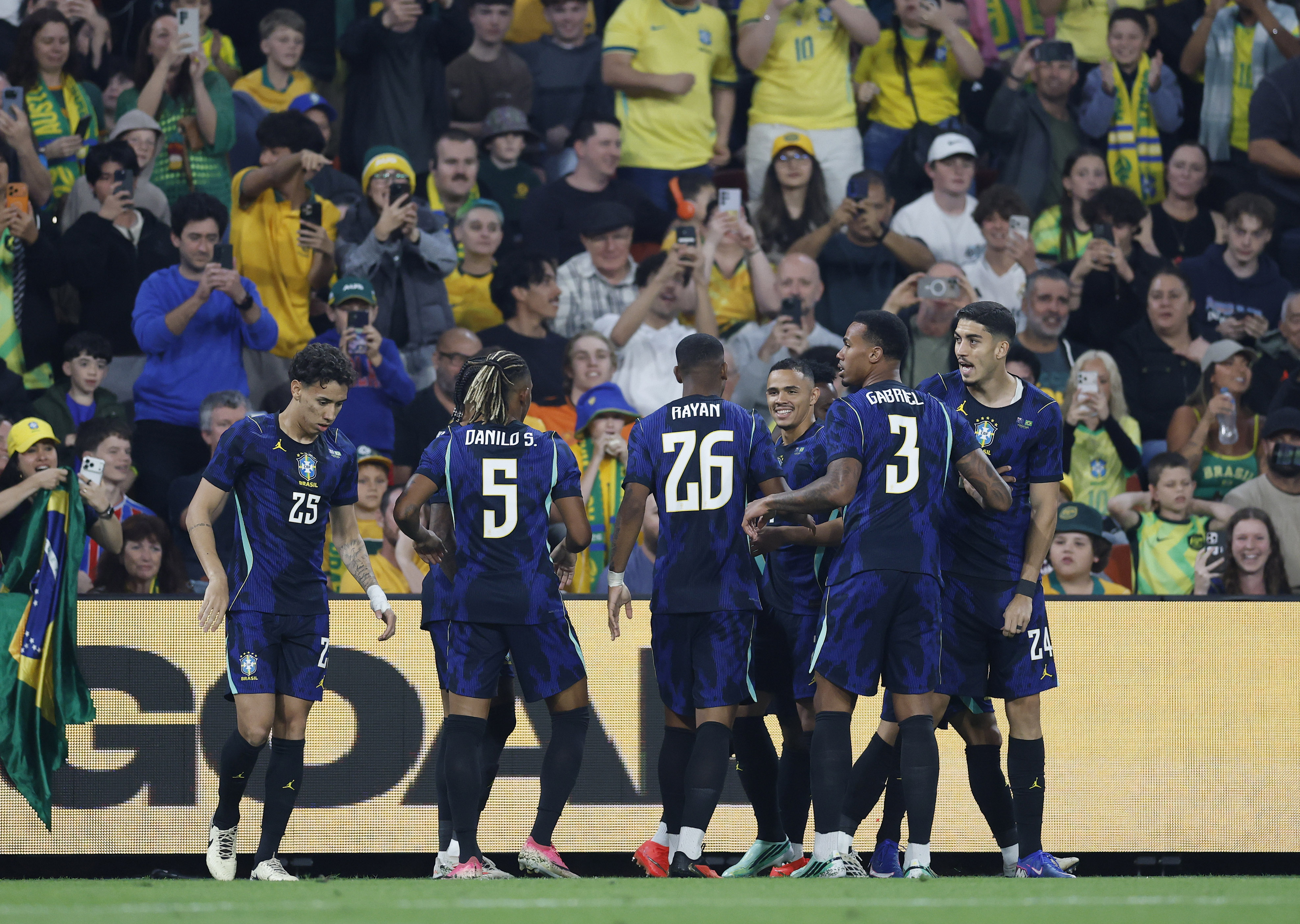 Brasil vence a Austrália em amistoso 