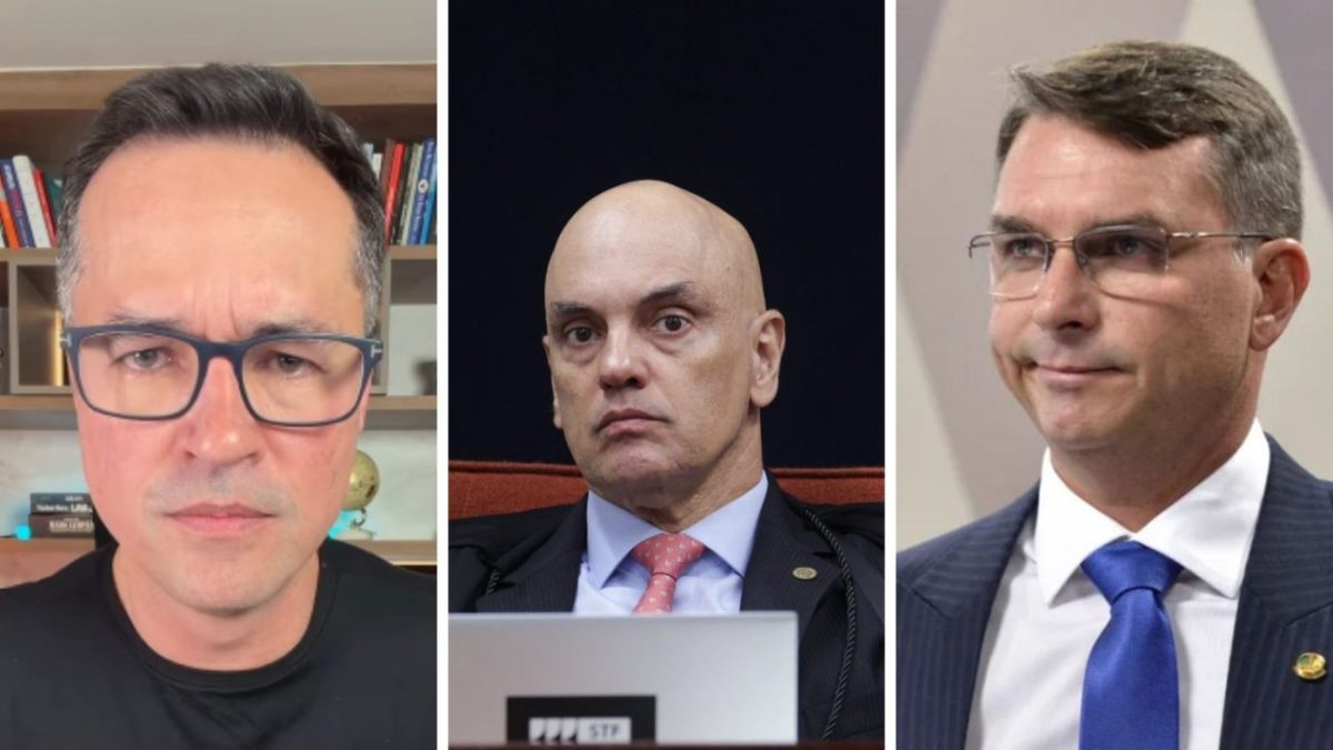 Deltan afirma que saída de Flávio Bolsonaro dos EUA enfraquece pressão sobre Moraes