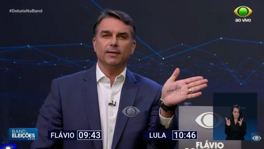Alarme falso: Gate descarta suspeita de bomba em carro da comitiva de Flávio Bolsonaro após debate na Band