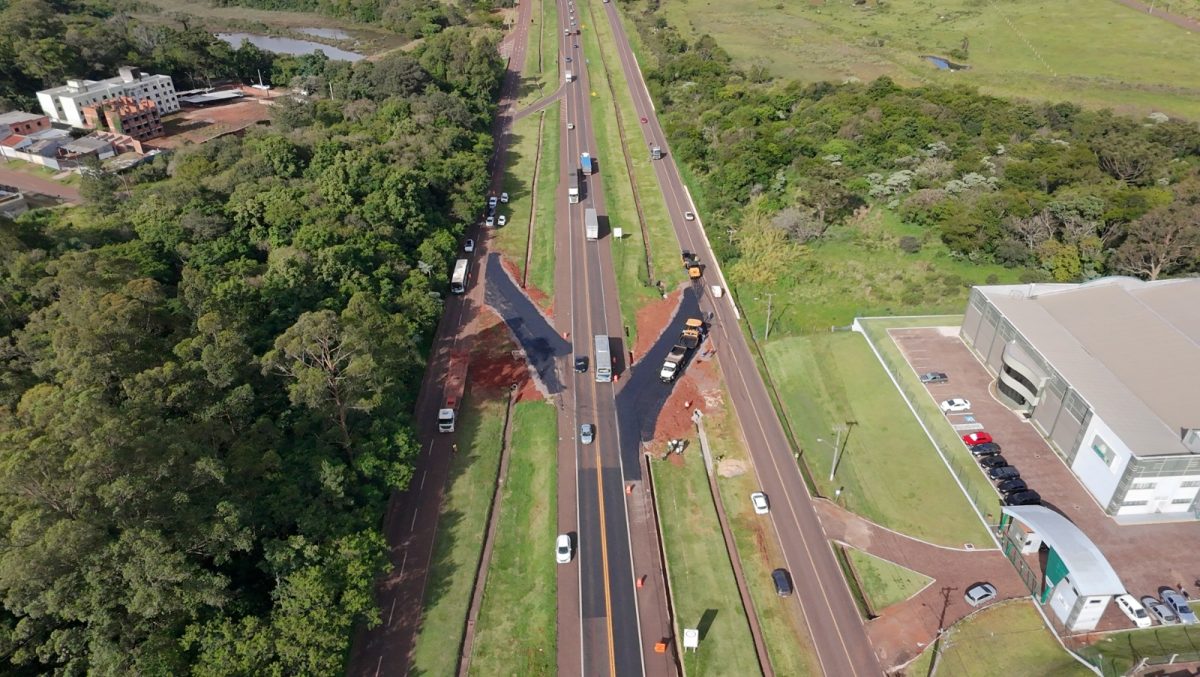 BR-277 em Cascavel terá desvio para marginais a partir de segunda