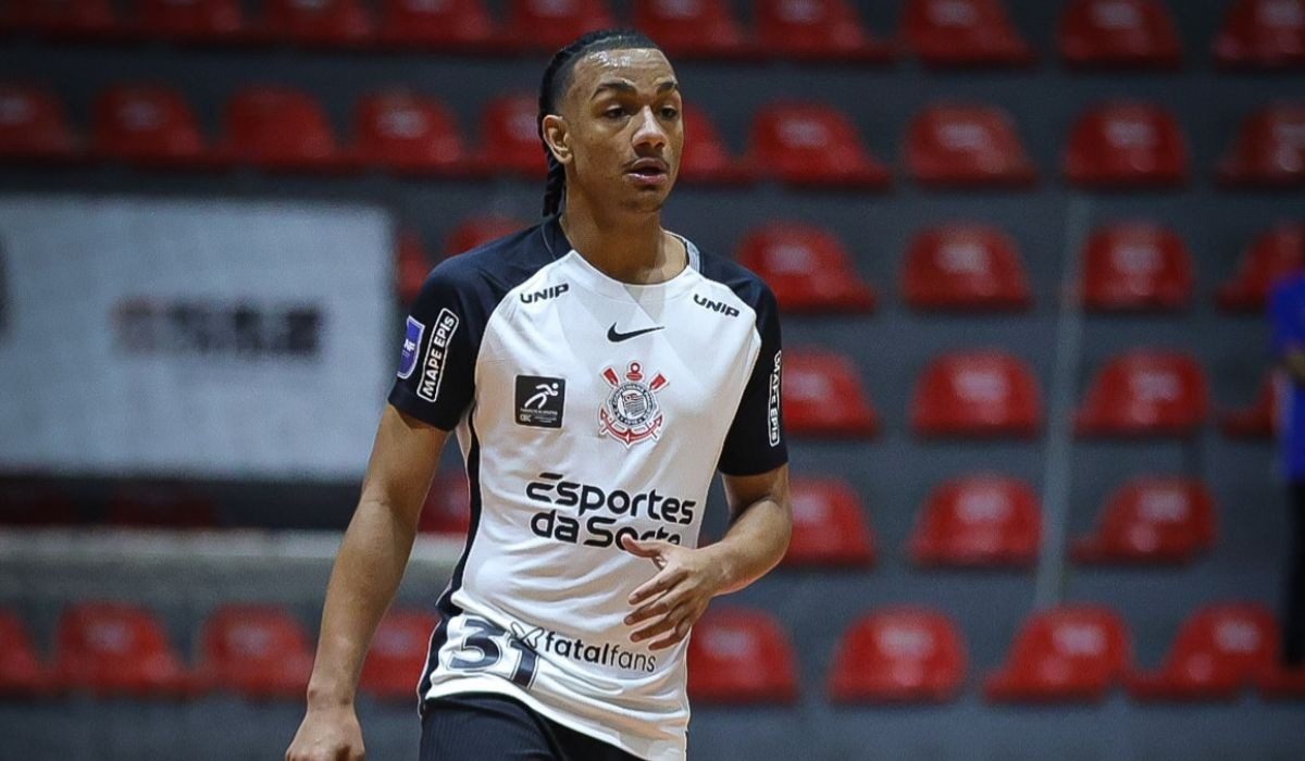 Maicon, atleta do futsal do Corinthians