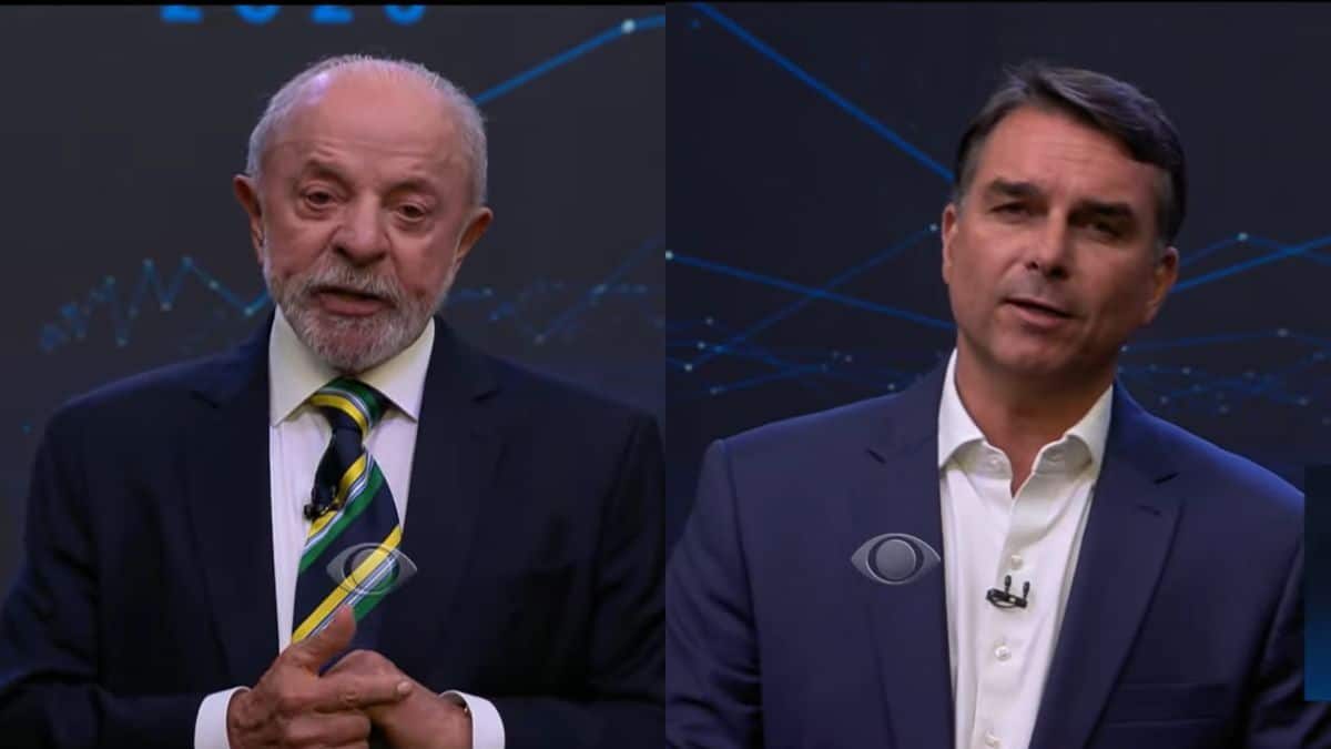 Debate: Lula desafia Flávio Bolsonaro a abrir sigilos bancário e telefônico, mas senador não aceita proposta