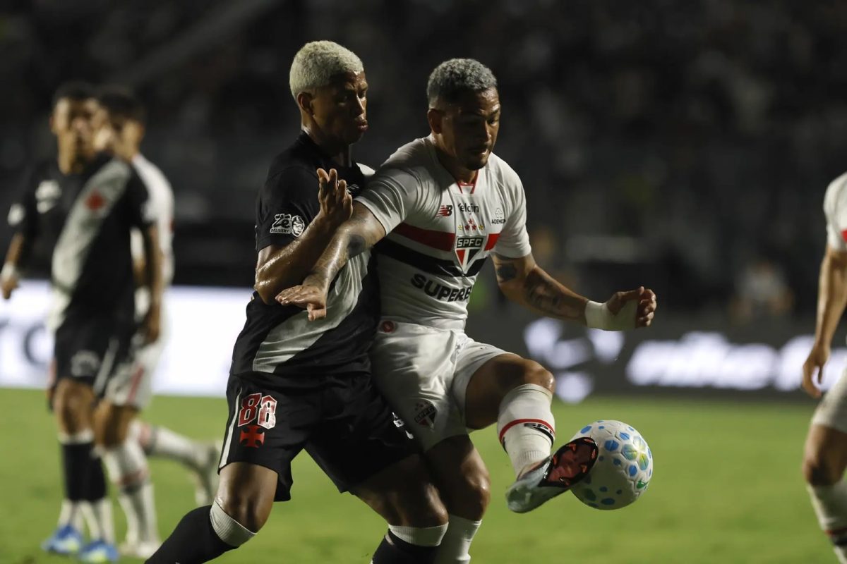 São Paulo e Vasco jogam neste sábado