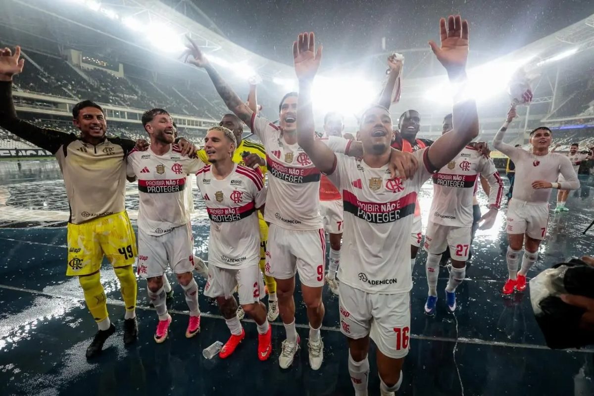 O Flamengo goleou o Vasco