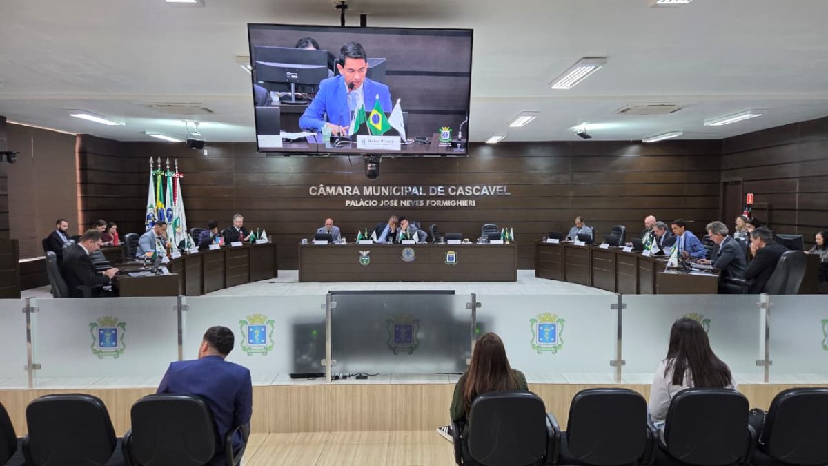 Câmara de Cascavel aprova 6 projetos em primeiro turno; propostas envolvem turismo, servidores e orçamento