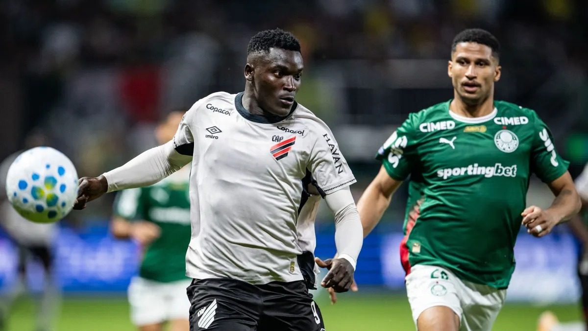 No primeiro turno, o Palmeiras venceu o Athletico por 1 a 0
