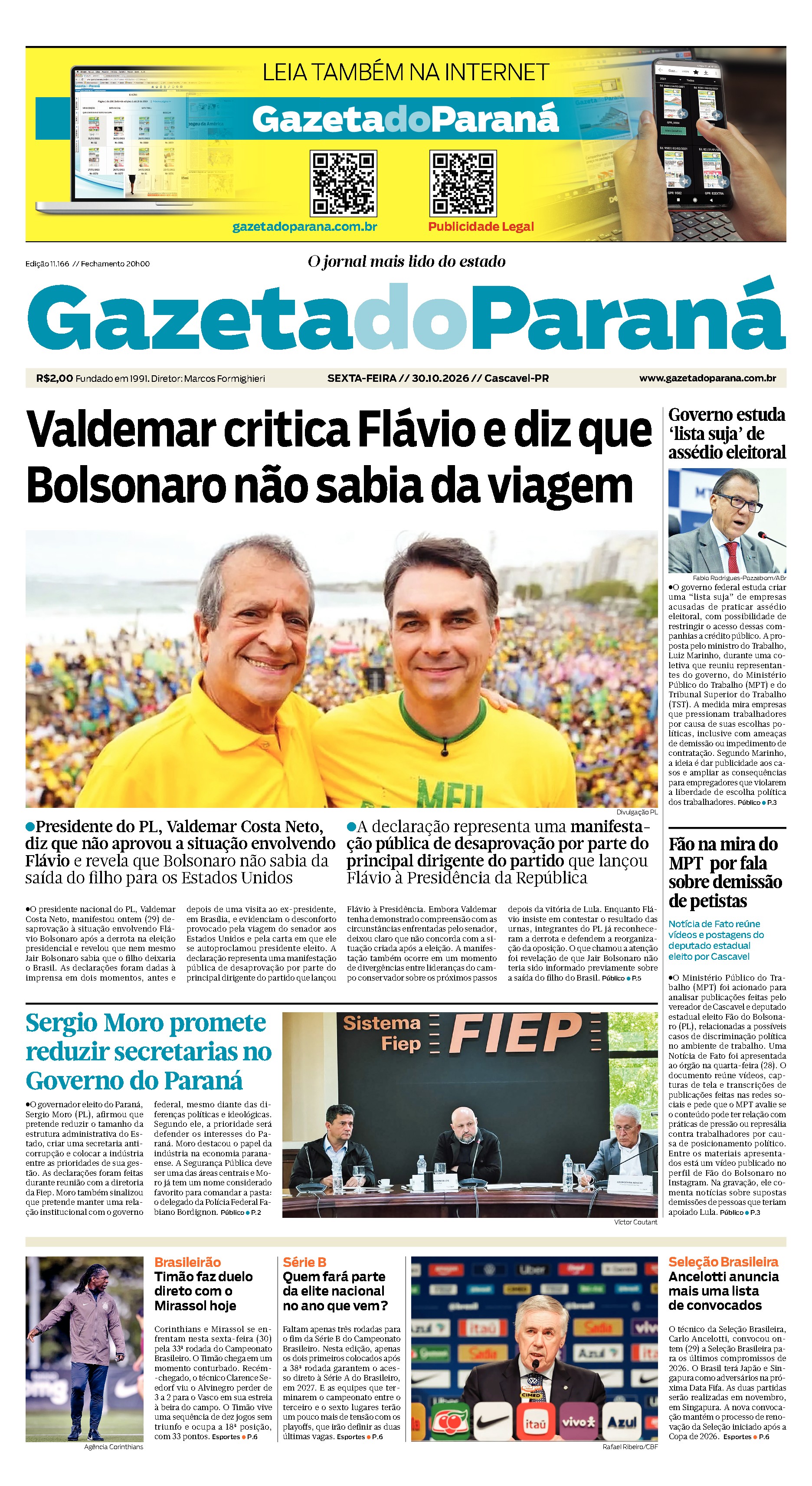 Capa da edição mais recente