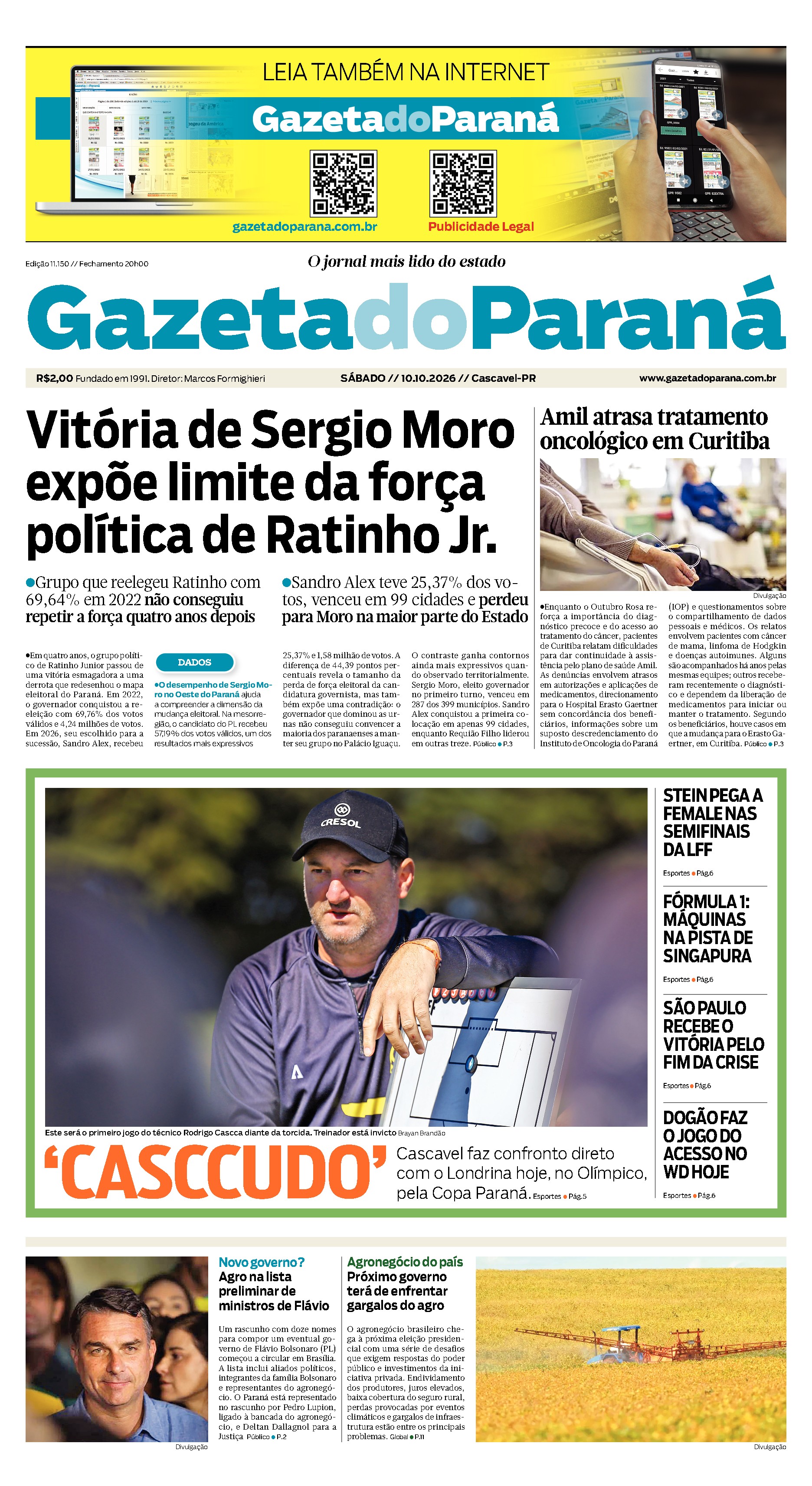 Capa da edição mais recente