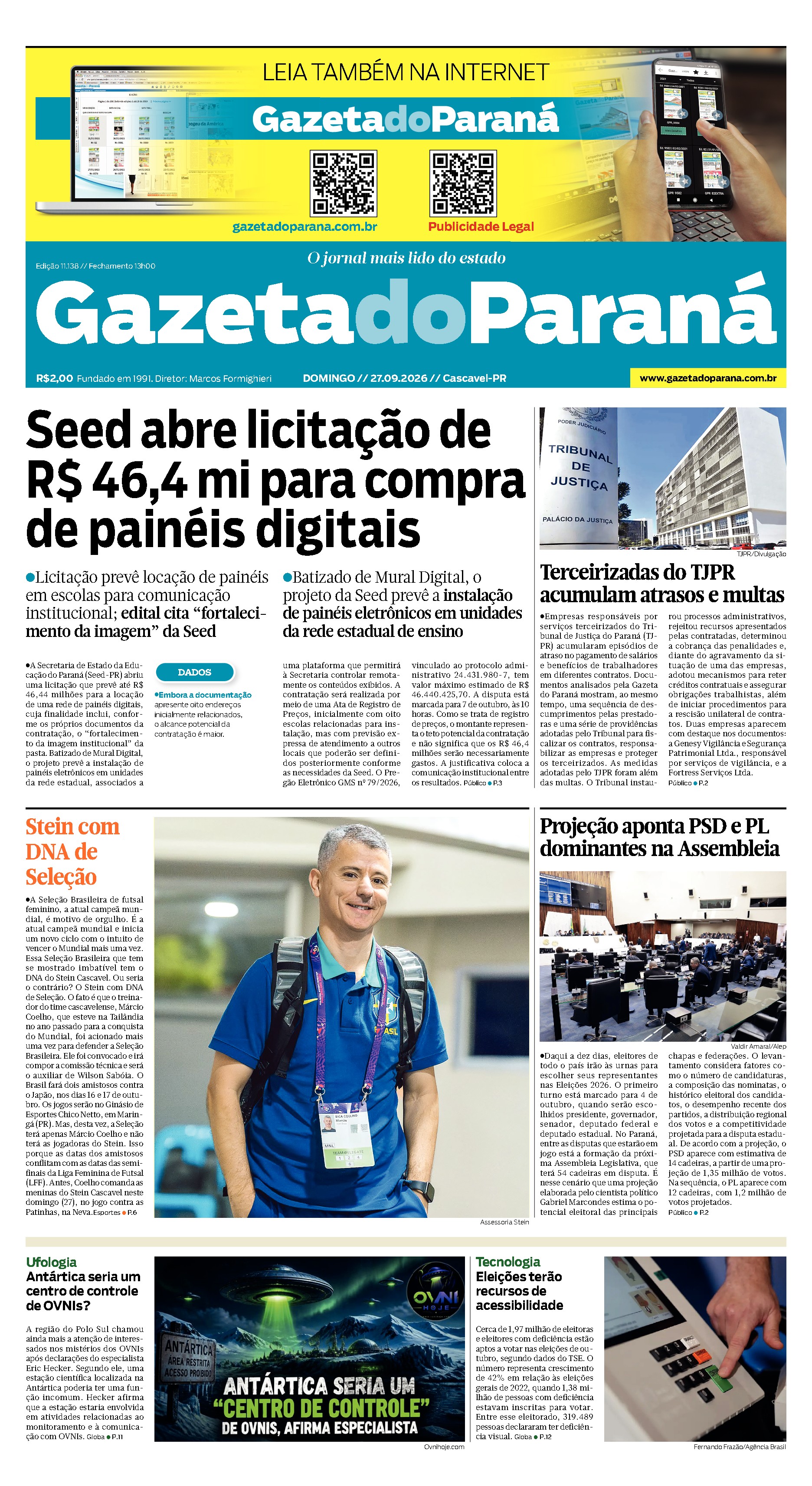 Capa da edição 11138