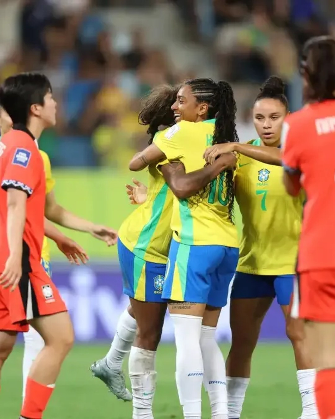 Brasil deslancha com Kerolin e goleia Coreia do Sul pelo Fifa Series