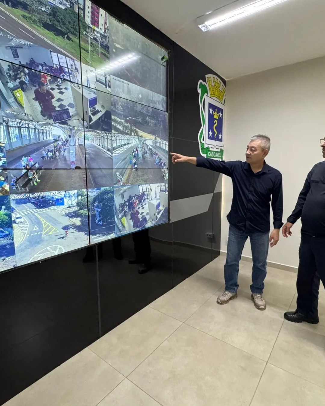 Cascavel intensifica vigilância com 2.270 câmeras e resposta mais rápida da Guarda Municipal