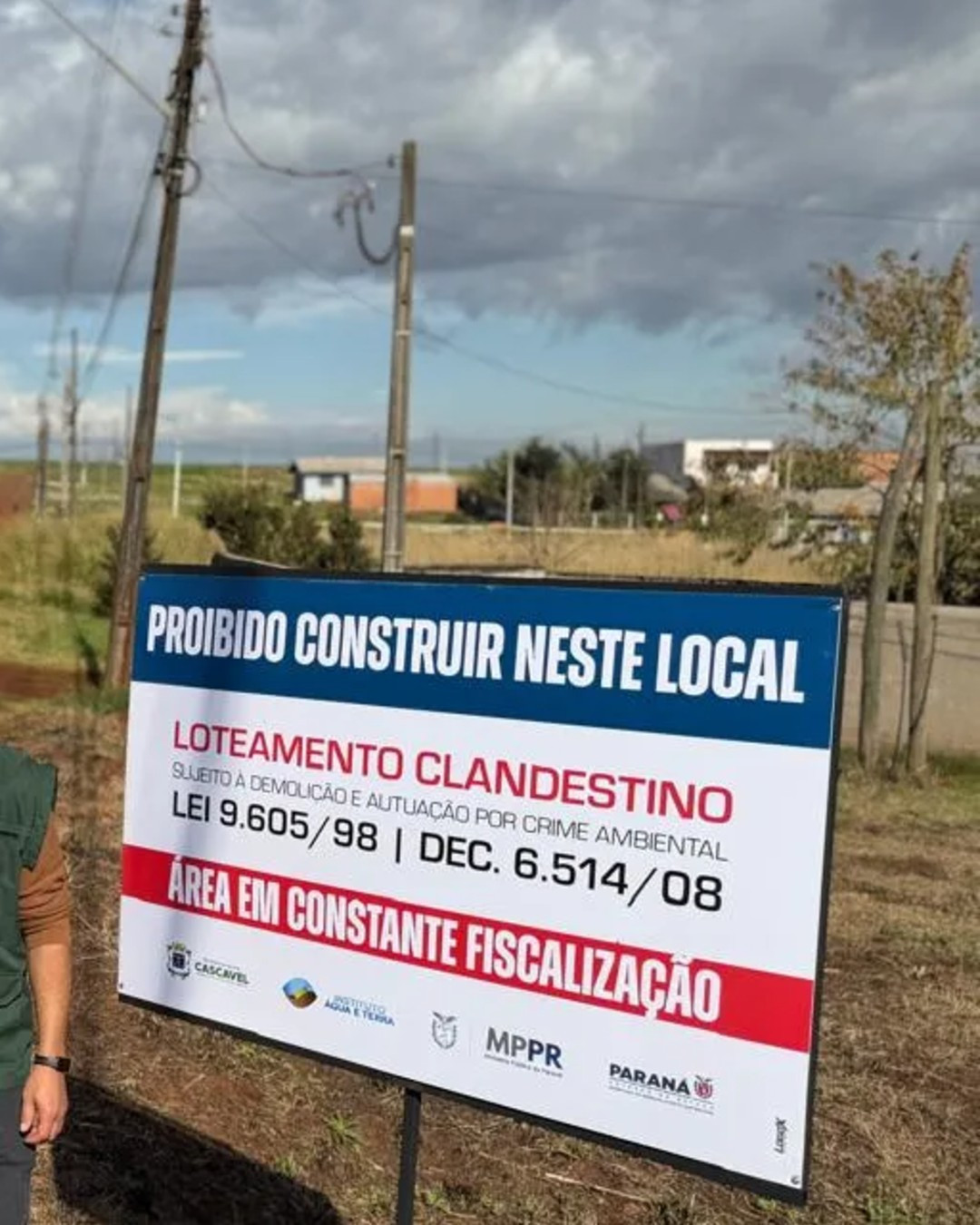 MP, IAT e Prefeitura intensificam combate a loteamentos clandestinos na zona rural de Cascavel