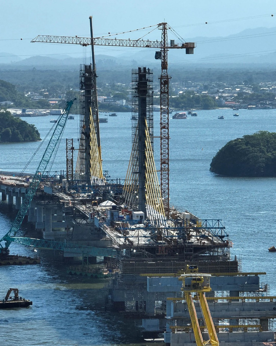 Relatório do TCE aponta sete irregularidades e recomenda repactuação do contrato da Ponte de Guaratuba