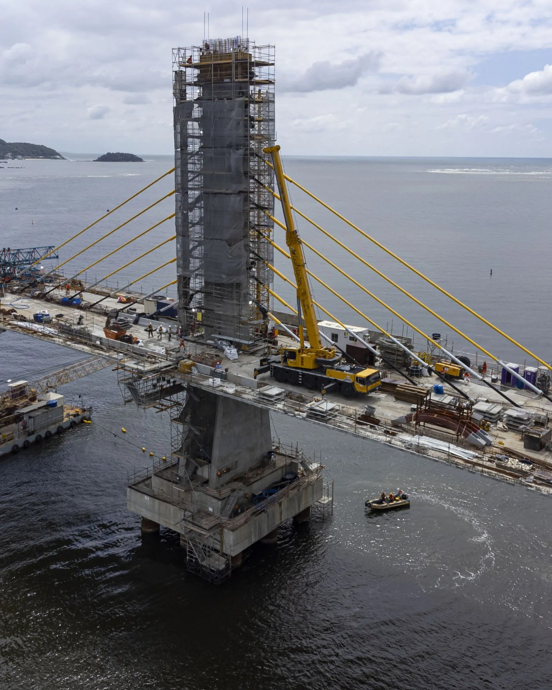 TCE aponta indícios de superfaturamento de R$ 14,8 milhões na obra da Ponte de Guaratuba
